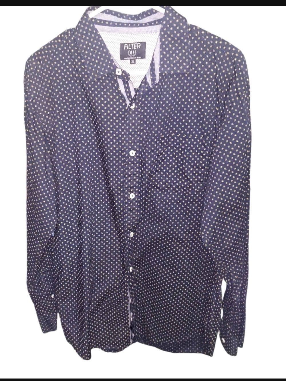 Filter Mens Long Sleeve Button Down Shirt